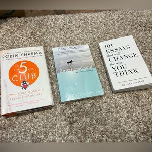 3 Self Help Book Bundle (3 books)